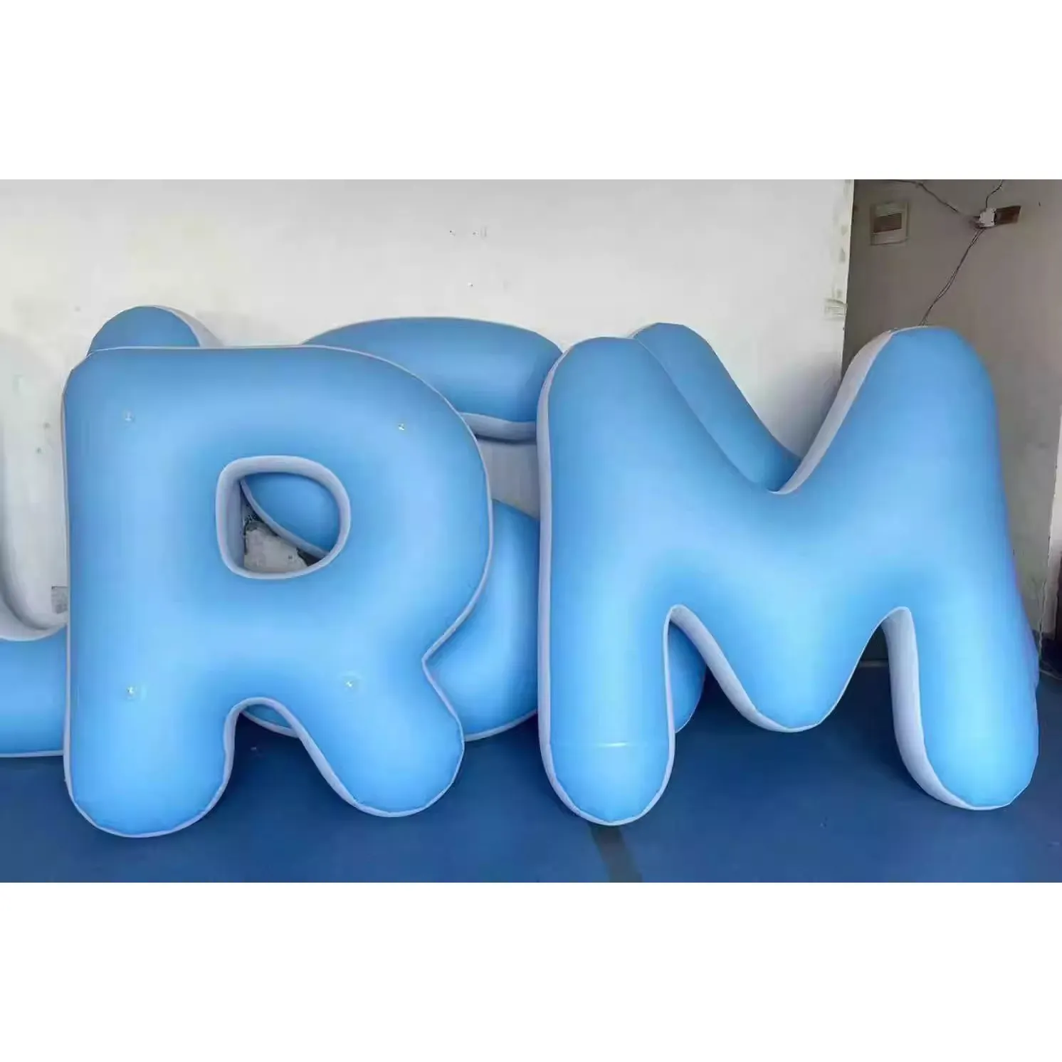 Customized giant inflatable letters for advertising/ inflatable letters balloon with Light for Brand Decoration for events