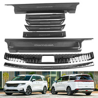 Plaque de seuil de porte de voiture en acier inoxydable ABS de haute qualité pour Toyota Fortuner 2021, accessoires, plaque de protection de porte