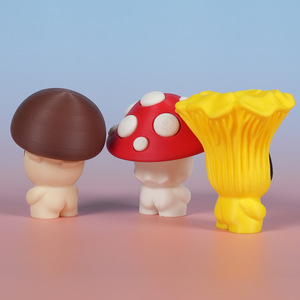 Nuovo Design 2026: Ornamenti Piccoli a Forma di Fungo Stampati in 3D in PLA, Decorazioni per Scatole Regalo, Action Figure da Scrivania per Giovani - Product Image 6