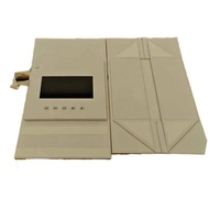 Chine marque personnalisée 4.3 pouces LCD vidéo brochure boîte-cadeau vidéo présentation étui carton avec haut-parleur