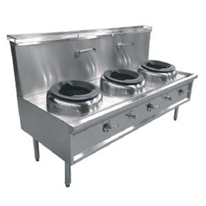 Stufa industriale in acciaio inox cinese <span class=keywords><strong>Wok</strong></span> bruciatore a un foro gamma <span class=keywords><strong>Wok</strong></span> cinese - Product Image 4