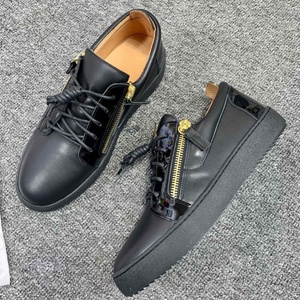 Sneakers di Lusso di Alta Qualità per Uomo, Scarpe Casual in Vera Pelle per Donna, Scarpe Sportive da Tennis Marca GZ, Mocassini ZIP 35-48 0017 - Product Image 1