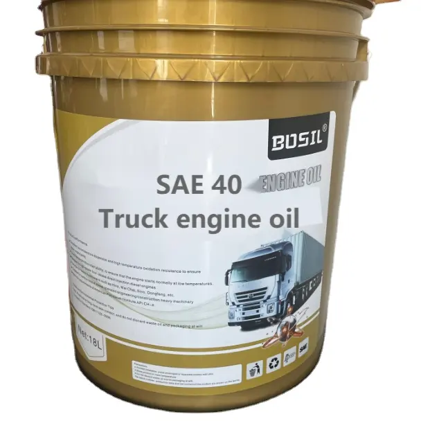 Sae40 Beste Kwaliteit Bosil Merk Truck Smeermiddel Dieselmotorolie