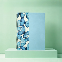 Carnet à spirales personnalisé avec couverture rigide, impression numérique, bloc-notes A4, fournitures de bureau et scolaires en gros, prix d'usine