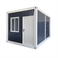 Conteneur de bureau mobile de 20 pieds, préfabriqué, en panneaux sandwich en acier respirant, moderne, à installation rapide, pour bâtiment de bureaux