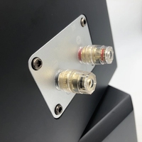 Connecteur de borne en alliage d'aluminium et cuivre pur, prise banane, borne de liaison, boîte de haut-parleur, connecteur banane, boîte rouge + noir