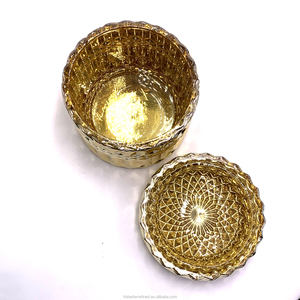 Frascos de <span class=keywords><strong>Vidrio</strong></span> Cilíndricos Coloridos RTS de 6oz 13oz 180ml 350ml con Tapa de <span class=keywords><strong>Vidrio</strong></span> para Velas, Decoración del Hogar, Bodas y Fabricación de Velas - Product Image 5