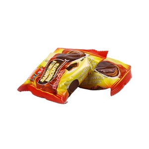 Emballage de boîte de biscuits à sandwich certifiés à faible teneur en <span class=keywords><strong>sucre</strong></span> variété de fromage à la crème aromatisé café oeuf Nori caractéristique du glucose - Product Image 1