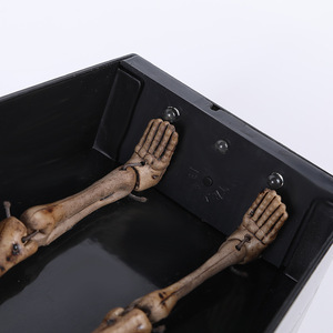 <span class=keywords><strong>Chambre</strong></span> <span class=keywords><strong>des</strong></span> <span class=keywords><strong>Secrets</strong></span> Halloween - Cercueil Électrique Rond en Plastique avec Fantômes Dansants et Tour de Fortuna - Jouets d'Horreur pour Maison Hantée - Product Image 4