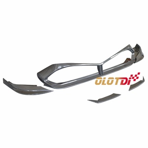 New High Quality OTE Style Carbon Fiber Front Bumper Lip Chin Spoiler and Front <b>Splitter</b> Bolt-On for 2022+ for Genesis G70 - Product Image 3