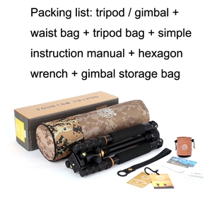 Thuận tiện và thiết thực Q666 du lịch xách tay SLR máy ảnh nhôm magiê hợp kim <span class=keywords><strong>Tripod</strong></span> - Product Image 5
