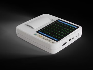 Equipo de ECG de Diagnóstico Portátil Eléctrico de 12 Derivaciones y 6 Canales con Pantalla de 7 Pulgadas para Uso Hospitalario, Clínico y Veterinario - Product Image 4