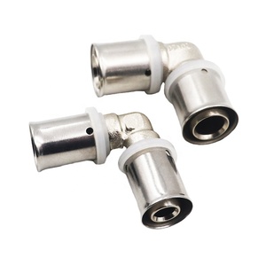 Raccord coudé égal en laiton PN16 à 90 degrés, résistant à la corrosion, avec surface plaquée pour le contrôle de l'eau basse pression - Product Image 3