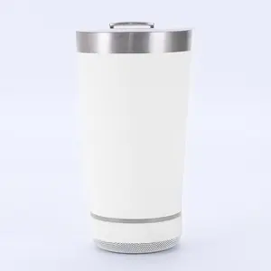 Thông minh Bluetooth âm thanh bia Mug thép không gỉ phích cup với mở chai xe cup