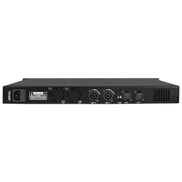 Amplificateur de puissance numérique audio de classe D 450W*2 pour KTV, club de musique, amplificateur de classe D à deux canaux, lumières LED