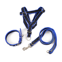 Vente chaude Durable Pour Animaux De Compagnie Harnais et Mis En Nylon Ensemble Harnais et Laisse Pour Chien pour les Chiens Moyens et Grands