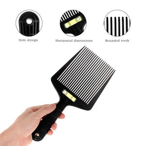 Peigne en plastique multicolore pour salon de coiffure Peigne à dents larges Peigne à dents larges pour barbier <span class=keywords><strong>afro</strong></span> Peigne à cheveux - Product Image 6