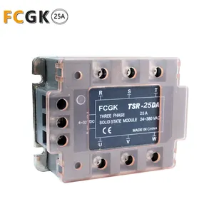 Tsr25da ssr fotek 3 fazlı SSR fotek tip Dc Ac katı hal röle