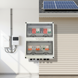 Boîtier de contrôle photovoltaïque extérieur étanche 24 voies avec commutation automatique double alimentation pour boîtier de combinaison solaire 2 entrées 2 sorties H24-2- - Product Image 3