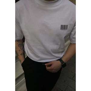 Camiseta Blanca 100% Algodón Orgánico con Estampado en la Espalda, 240 Gramos, Algodón Mercerizado/Fibra de Bambú/Seda Comprimida - Product Image 2