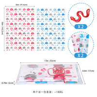 Sacs cadeaux en plastique adorables en forme d'éléphant avec cordon de serrage, emballage pour cadeaux de fête pour les anniversaires d'enfants et les baby showers