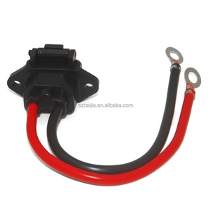 ปลั๊ก 3P แบบ 4 ขา พร้อมฝาครอบ ขนาด 20 ซม. ช่องเสียบไฟแบบแผง สำหรับมอเตอร์ไซค์ไฟฟ้า สกู๊ตเตอร์ อะไหล่ อุปกรณ์เสริม - Product Image 2