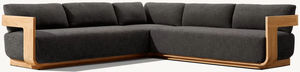 Luxury <strong>Teak</strong> Sofa <strong>Garden</strong> <strong>Furniture</strong> Design Lounge Patio Modular Sets Modern Corner Sectional Outdoor <strong>Teak</strong> Sofa - Product Image 4