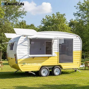 Camion de restauration sur roues, remorque à café, boutique de glaces, cuisine mobile, camion de restauration américain, remorque à pizza moderne - Product Image 6