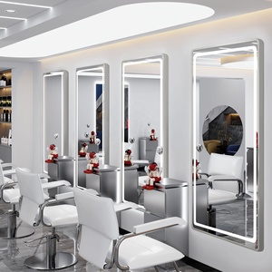Modern Salon Furniture <b>LED</b> Lighting Wholesale Factory Price Multi-Style Makeup Hair Salon Beauty <b>Mirror</b> Hotel Bedroom Bathroom - Product Image 3