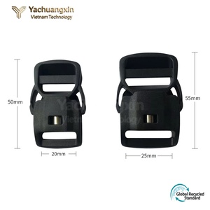 Hebilla Magnética de Plástico de Liberación Lateral de 20mm y 25mm, Ajustable para Cinturones y Prendas de Vestir - Product Image 5