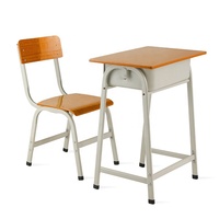 Bureau et chaise d'étudiant en bois personnalisables Bureau d'école pour la formation professionnelle Chaises et tables de classe Mobilier scolaire à vendre