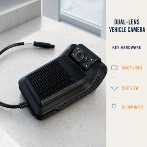 4G AI ADAS <span class=keywords><strong>Dashcam</strong></span> 1080P Dubbele Lens 3 Kanaals <span class=keywords><strong>GPS</strong></span> GSM WiFi Nachtzicht G-Sensor 150 °   Vlootcamera voor vrachtwagen, bus, taxi, auto video - Product Image 2
