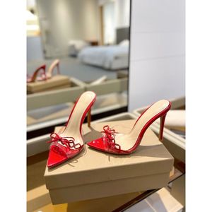 Chaussures à talons ultra-hauts pointus transparents en PU verni rouge, noir, blanc et nude, style coréen, pour femmes, printemps 2025, tous les jours, toutes occasions - Product Image 6