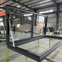 Fenêtre de toit électrique automatique moderne en alliage d'aluminium imperméable à double vitrage