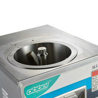 Machine à glace automatique approuvée CE en acier inoxydable d'une capacité de 7 pintes, compresseur intégré, précongélation