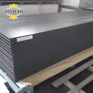 JINBAO16mm 12mm thickness 10mm 4mm 4'x8' formulation cellular pvc rigid foam sheet black for slipper