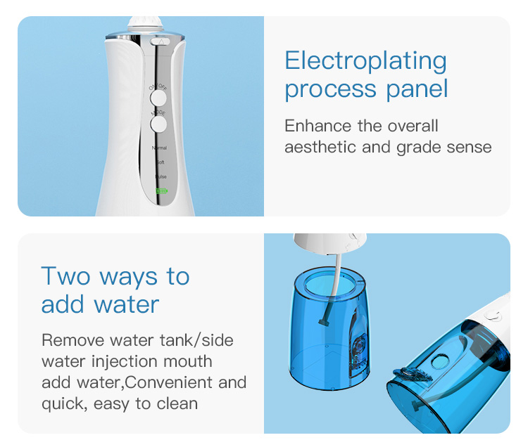 Original Factory Water Dental Jet Pik Cordless Water Flosser Portable Oral Irrigator Waterpick Teeth Cleaner Oral Irrigation Kit