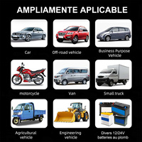 TEISI ML442-EU 12V-6A/24V-12A chargeur de batterie de voiture portable compact sans fil écran de charge affichage montage universel 1 an