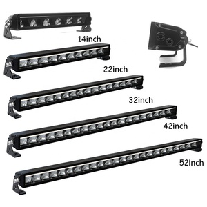 Cadre sans vis hors route <span class=keywords><strong>4x4</strong></span> barre lumineuse de camion barre lumineuse LED à une rangée avec DRL 12 "22" 32 "42" barres lumineuses LED tout-terrain - Product Image 1