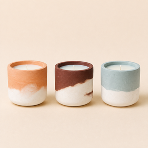 AIKUN Wholesale Unique Concrete Jar <b>Candle</b> Soy Wax Scented <b>Candles</b> Custom Cement Concrete <b>Candles</b> for Gift Set - Product Image 1