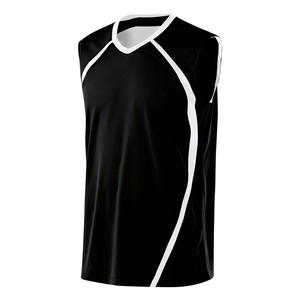 Gilet d'entraînement sportif sans manches pour hommes, chemise de volley-ball à col en V de haute qualité - Product Image 4