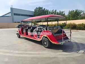 Nouvelle version améliorée 2026 – Voiture de golf électrique 8 places, type navette, à batterie, pour tourisme, style antique, vintage, classique, pour visites touristiques - Product Image 5