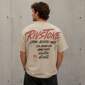 OEM 280Gsm <b>White</b> Cotton Oversized T-shirt Boxy Cropped Vintage Distressed Graphic <b>Tee</b> Streetwear Custom Size Tag Men T Shirt - Product Image 1