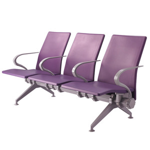 Silla de espera Ausnutria JH2818 con pasamanos para hospital, aeropuerto, banco, estación de tren, fila de sillas - Product Image 2