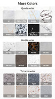 Aggloméré de quartz aspect marbre Calacatta Veins Gris pour la décoration murale et les dessus de table en aménagement intérieur