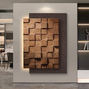 Double couche de sablage fait à la main <span class=keywords><strong>Peinture</strong></span> décorative pour la maison <span class=keywords><strong>Peinture</strong></span> de fond de couloir de <span class=keywords><strong>salon</strong></span> <span class=keywords><strong>Peinture</strong></span> décorative à LED - Product Image 3