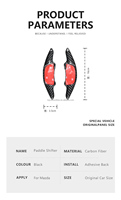 ES-MZD-632 Harga Grosir Trim Interior Mobil Serat Karbon Paddle Shift Setir untuk MAZDA CX-30 2020+