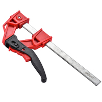 Mini pinces à levier à cliquet en plastique, système de fixation rapide, avec force de serrage de 1200 N et ouverture maximale de 300 mm