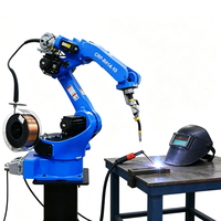 Bras robotisé de soudage automatique industriel à 6 axes, robot de soudage à l'arc pour le soudage de pièces métalliques, prix