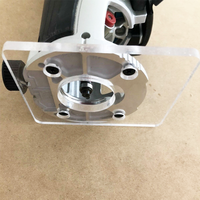 Plaque de Base universelle en acrylique pour routeur, pour Porter câble, Ryobi, Makita, Hitachi, dewb, luciite, Guide de perçage